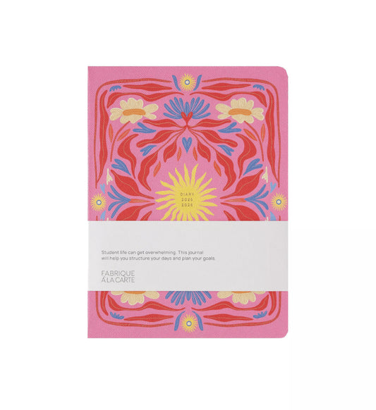 Agenda scolaire 2025/2026 - Sun pink