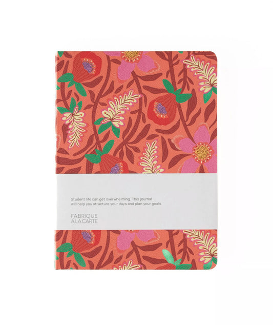 Agenda scolaire 2025/2026 - Flowers coral