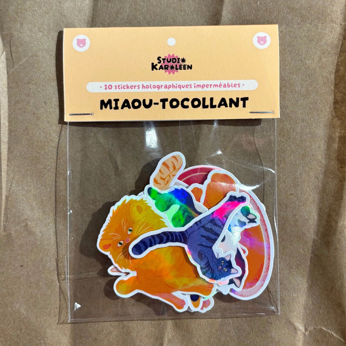 Pack 10 stickers - Miaou-tocollants