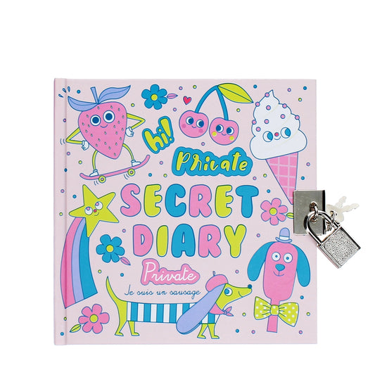 Journal secret avec cadenas