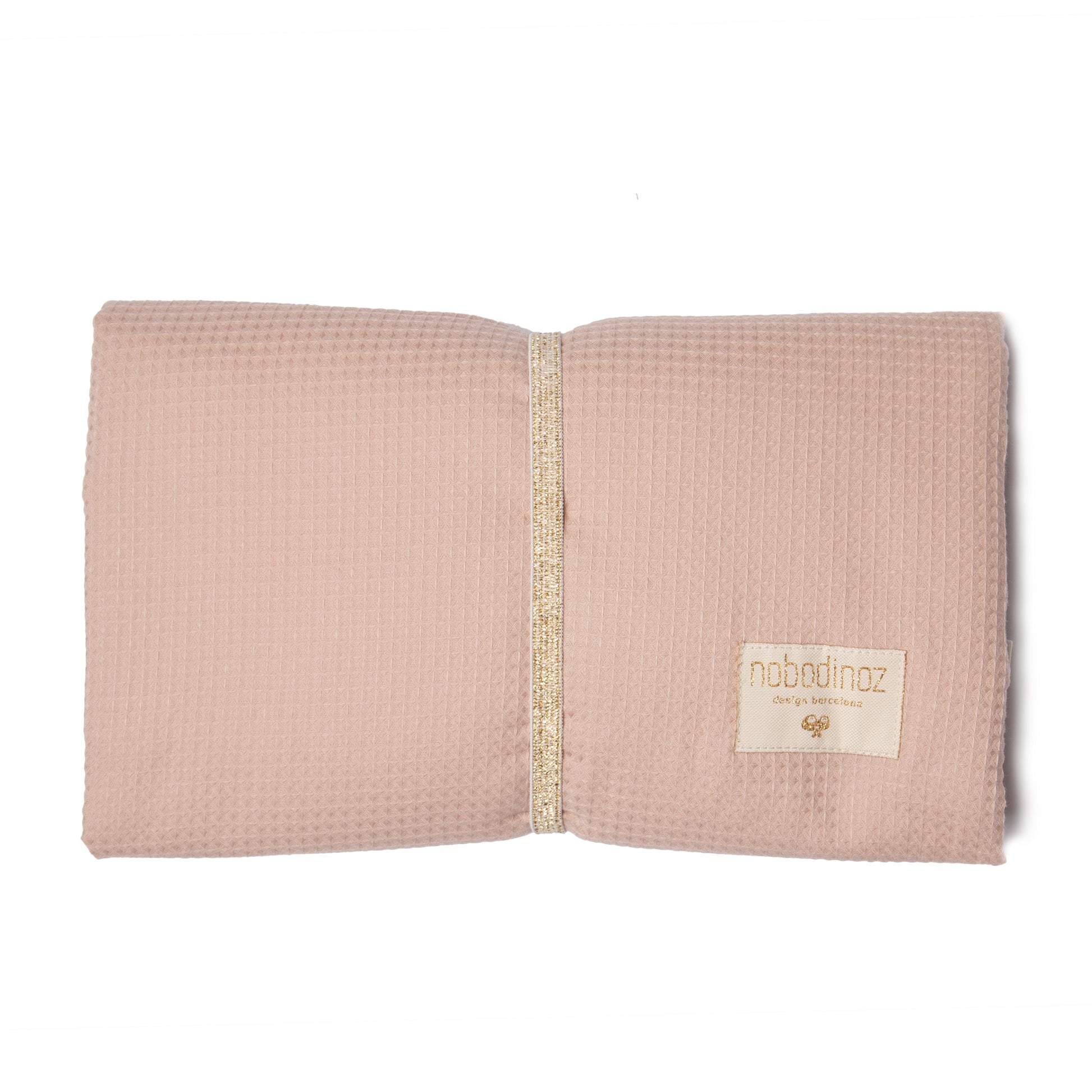 Matelas à langer nid d'abeille - Misty pink