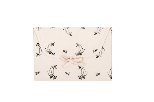 Matelas à langer imprimé faon - Rose clair
