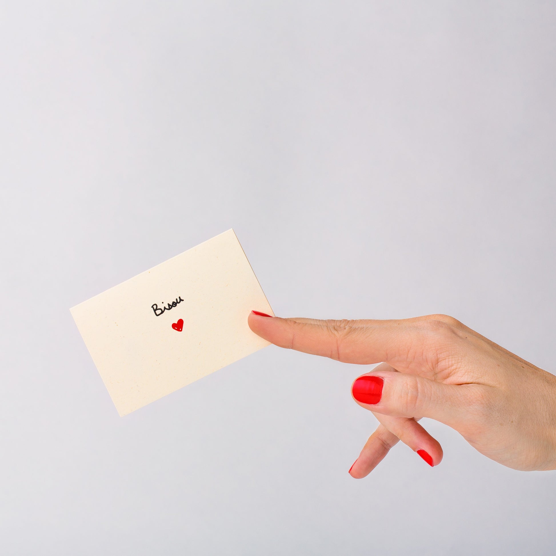 Mini carte Bisou