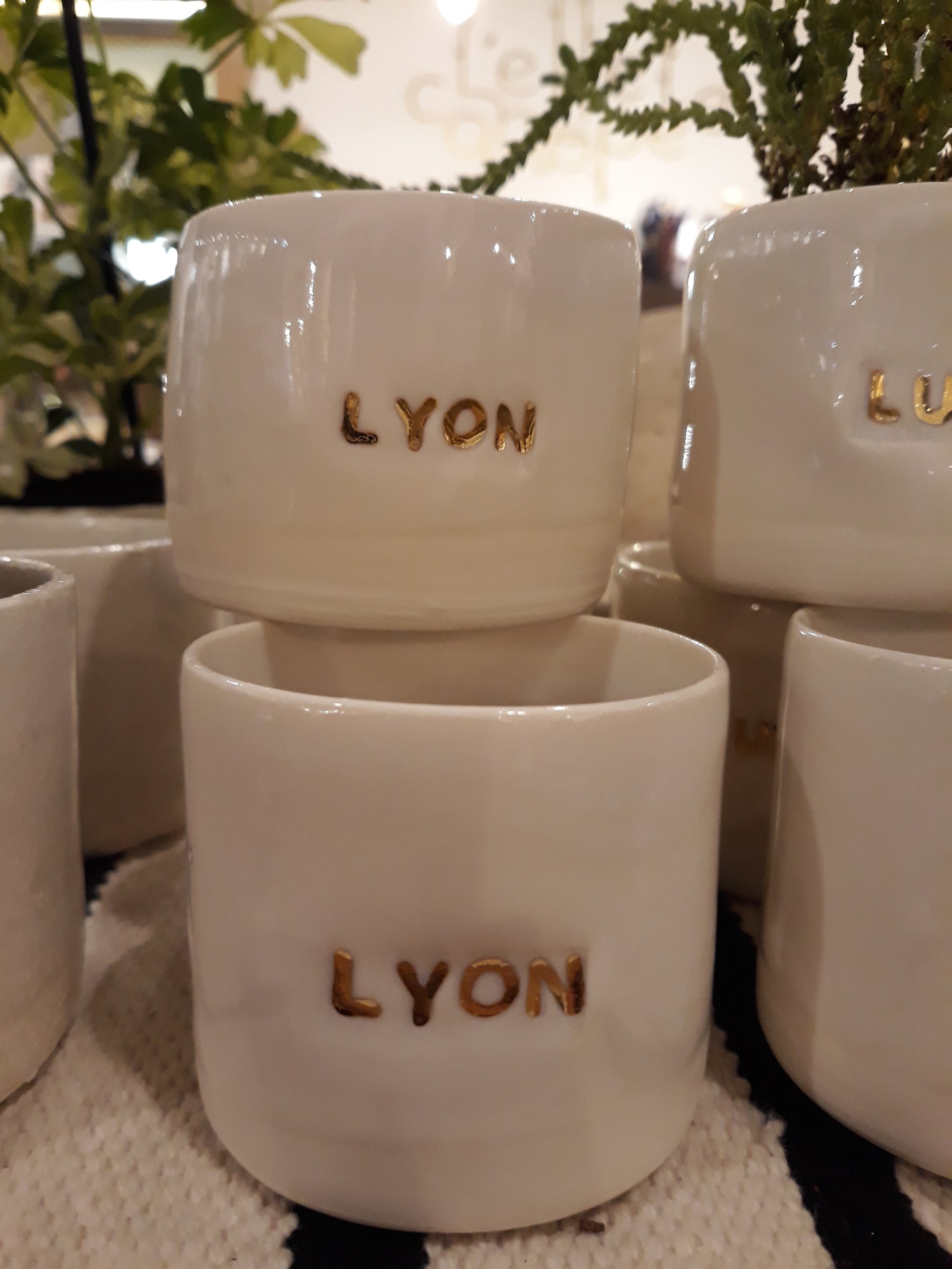 Luminion Lyon réhaussé à l'or