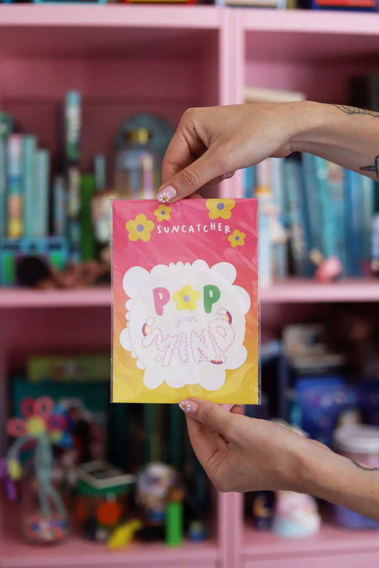 Sticker Suncatcher - Pop your mind