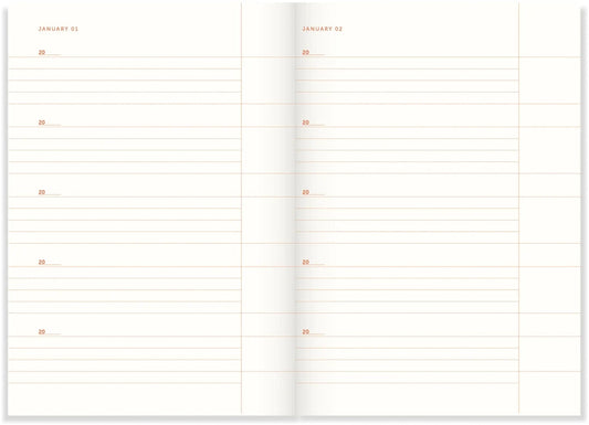 Journal Une ligne par jour - Curiositeas