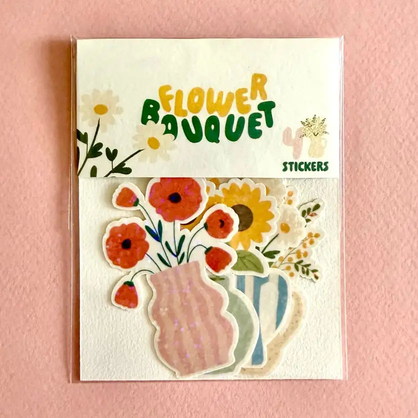 Lot de stickers - Flower bouquet