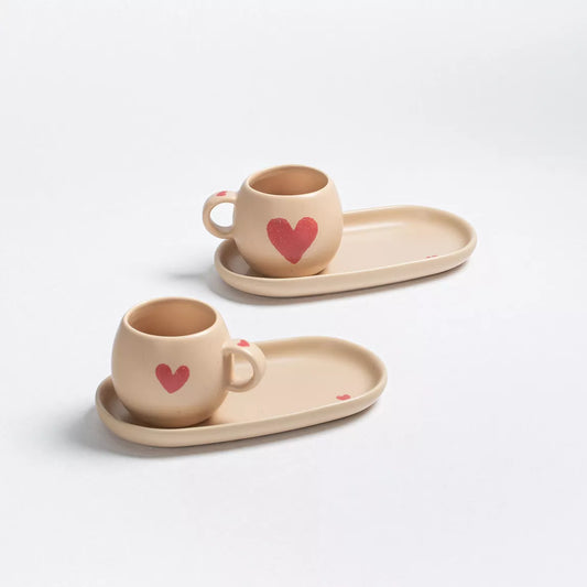 Mini plateau Cozy hearts