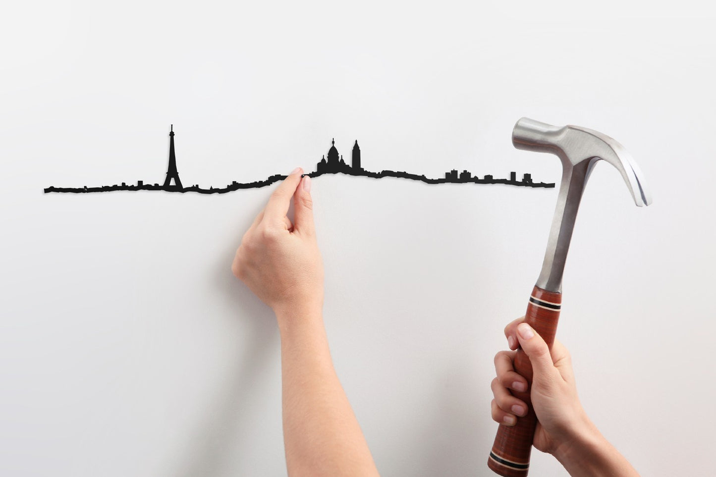 Silhouette de Paris - noir