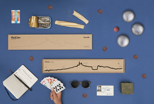 Silhouette de Marseille - noir — The Line , Lyon