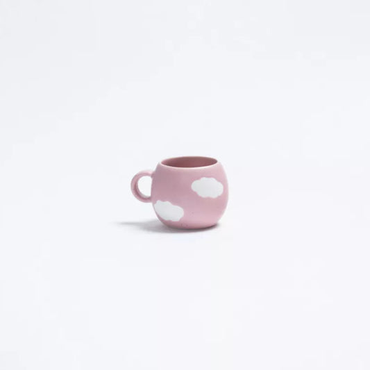 Tasse expresso Cloud avec anse - Pink 90 mL