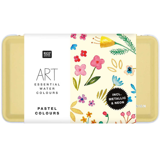 Boîte d'aquarelle 12 couleurs - Pastel — Rico design , Lyon