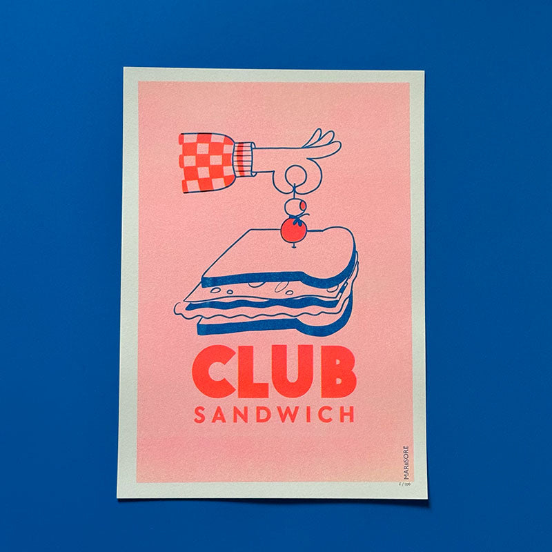 Affiche A4 - Club sandwich