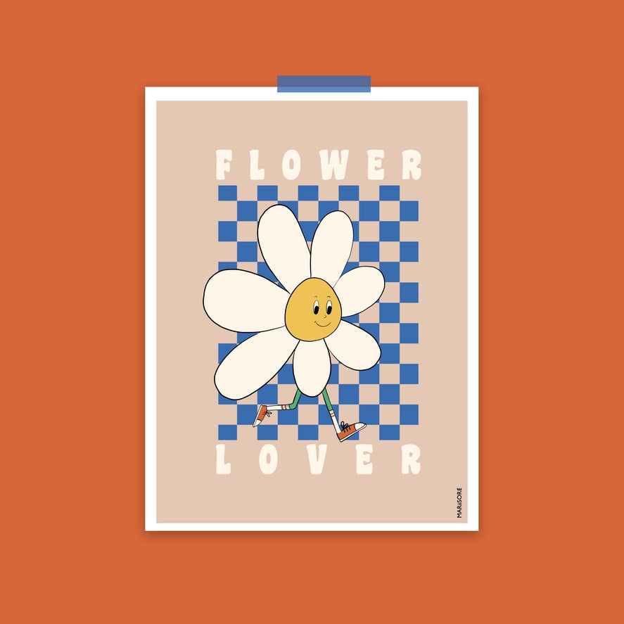 Affiche A3 - Flower lover