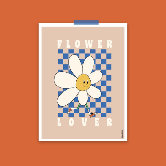 Affiche A3 - Flower lover