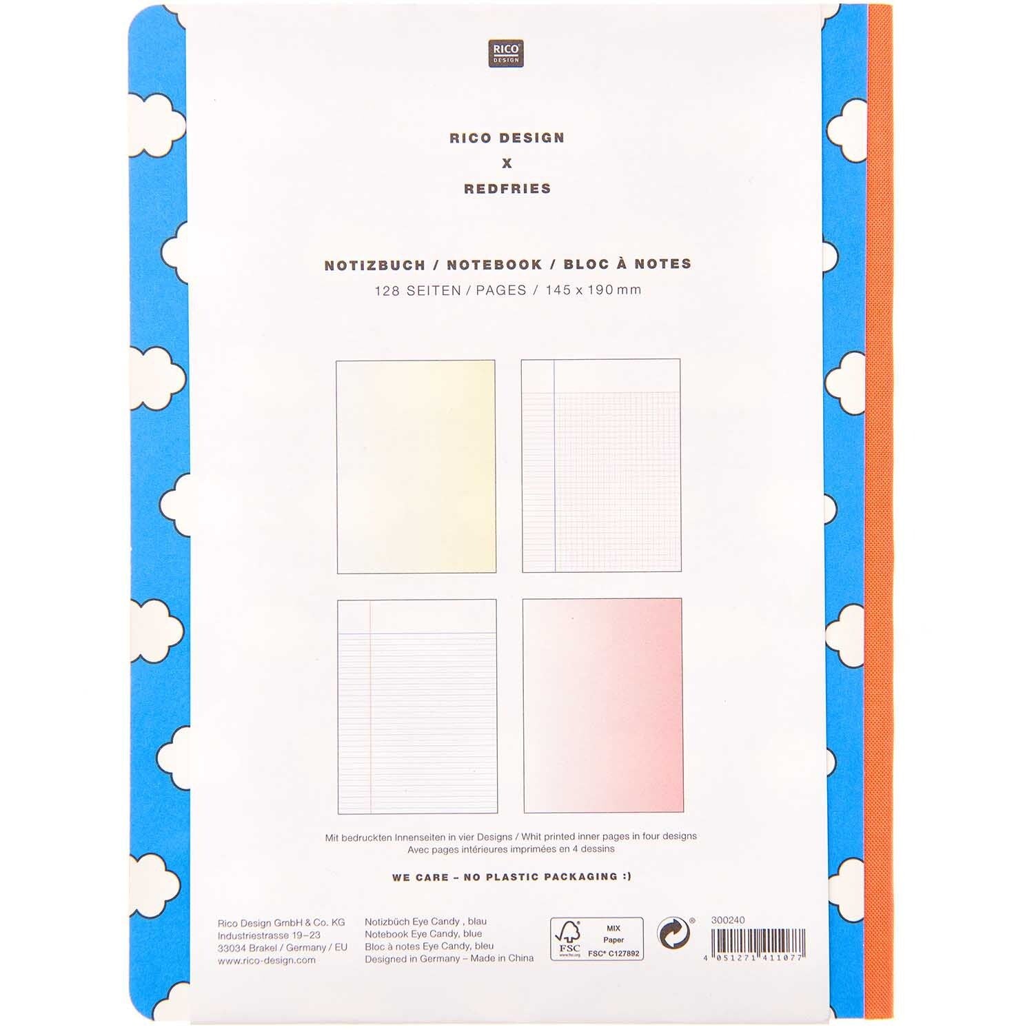 Carnet de notes Eye candy - Clouds — Rico design , Lyon