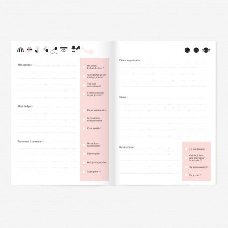 Cahier Oh My God je me marie""