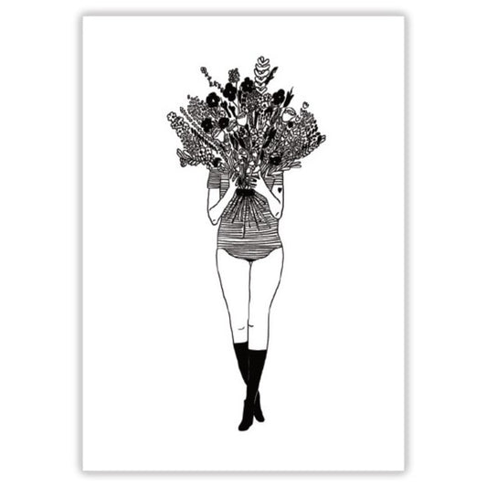 Affiche A3 Flower girl