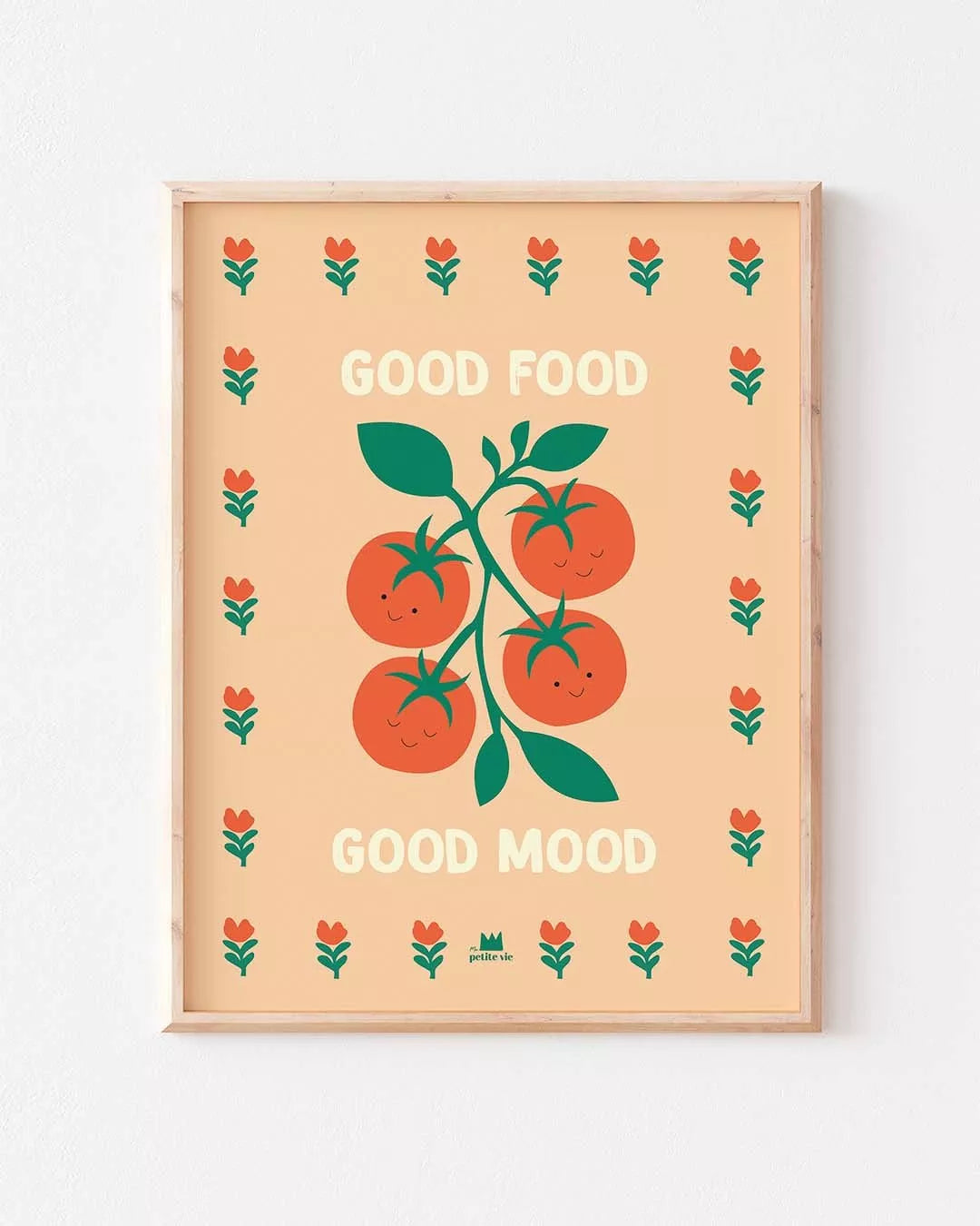 Affiche A3 - Good food good mood