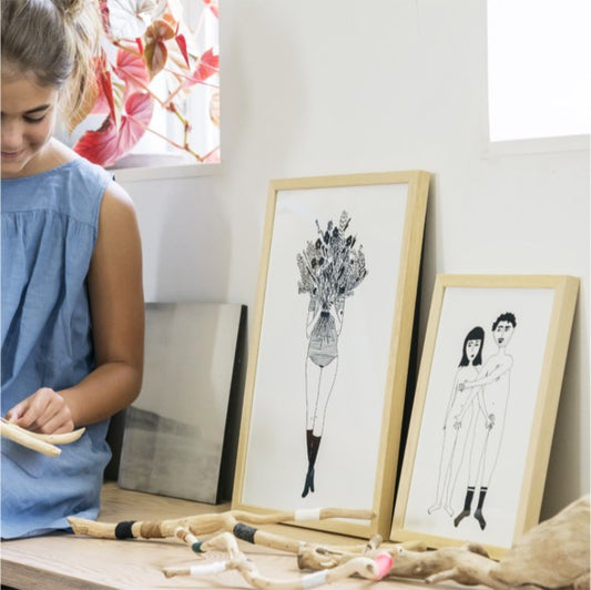 Affiche A3 Flower girl