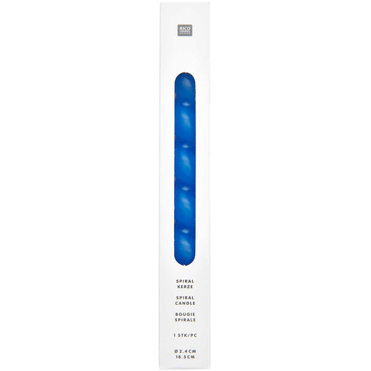 Bougie spirale 18,5 cm - Bleuet — Rico design , Lyon