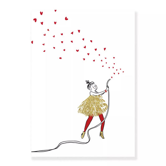 Affiche A5 - Jet de coeurs