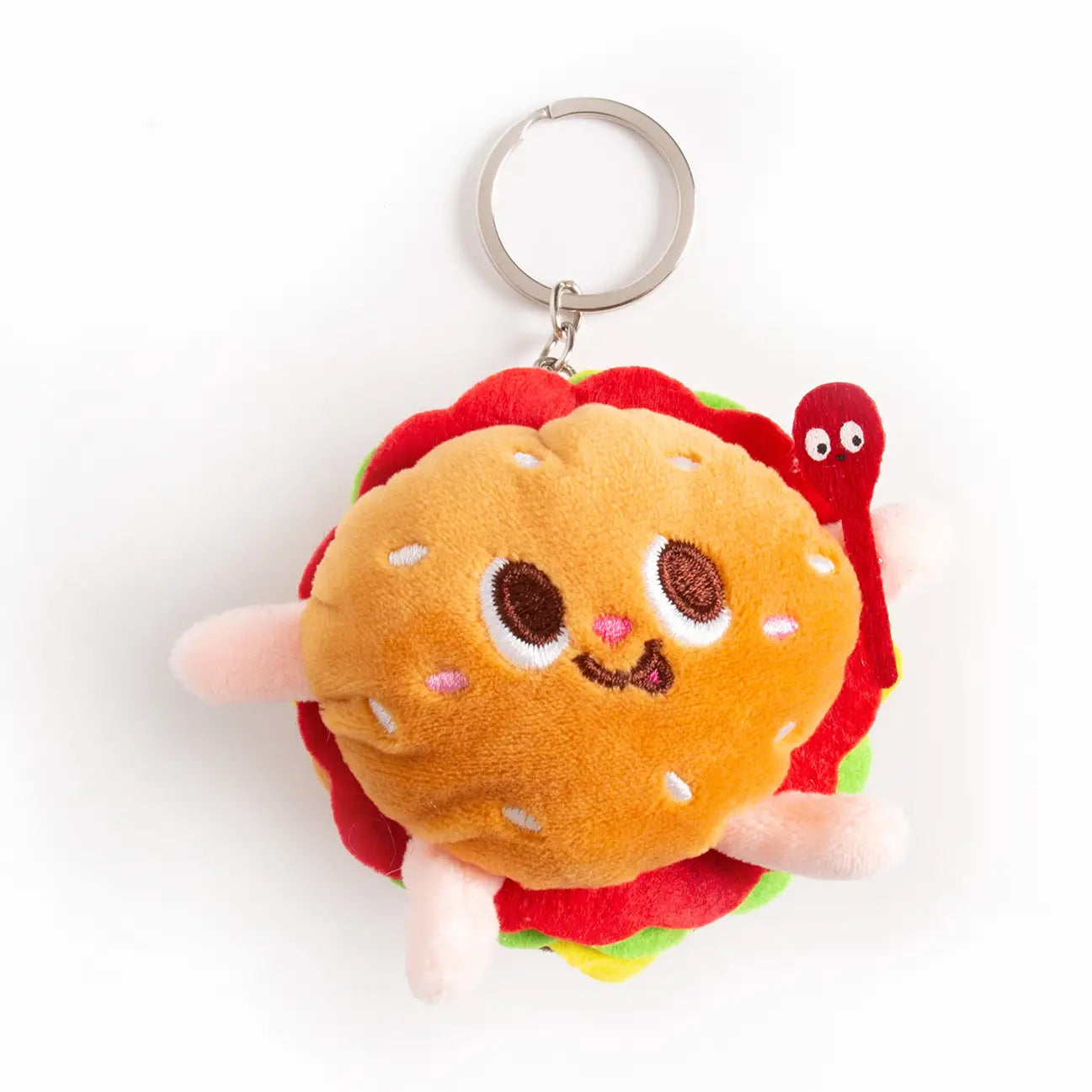 Porte-clés en peluche - Burger — Helio Ferretti , Lyon