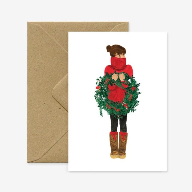 Carte Couronne de Noël — All the ways to say , Lyon