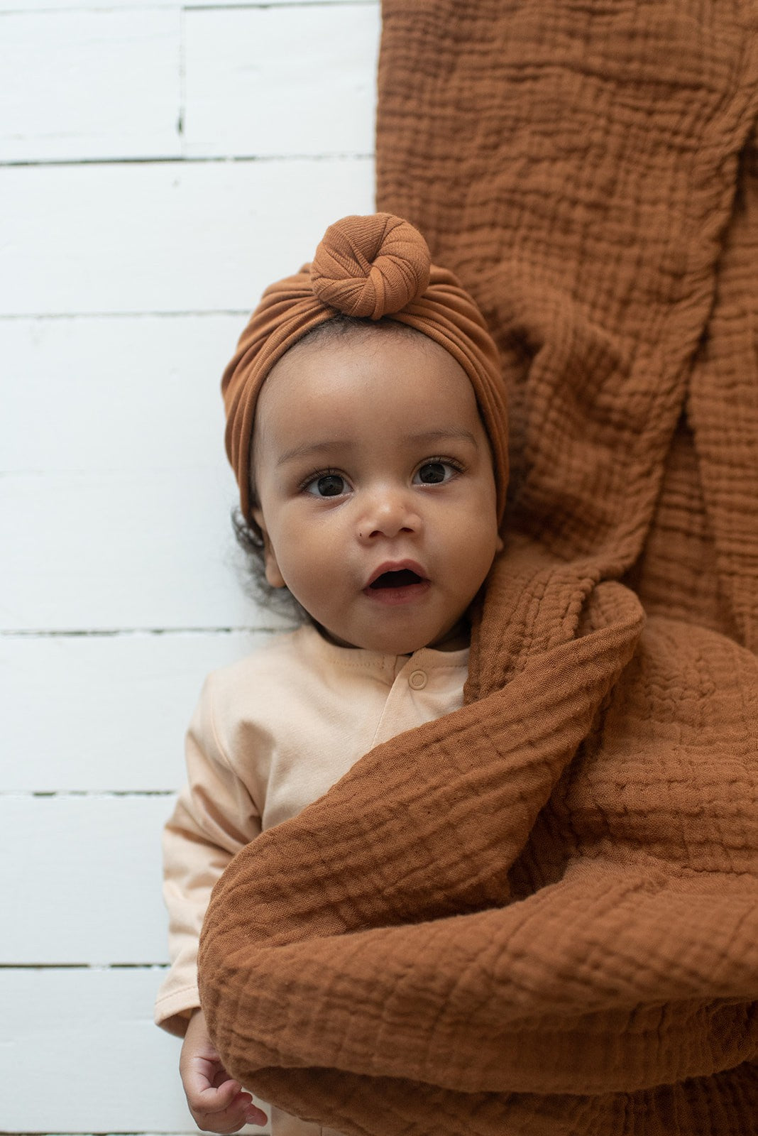 Turban beanie Nut 3/6 mois
