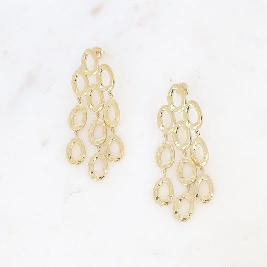 Boucles pendantes Sory - Doré
