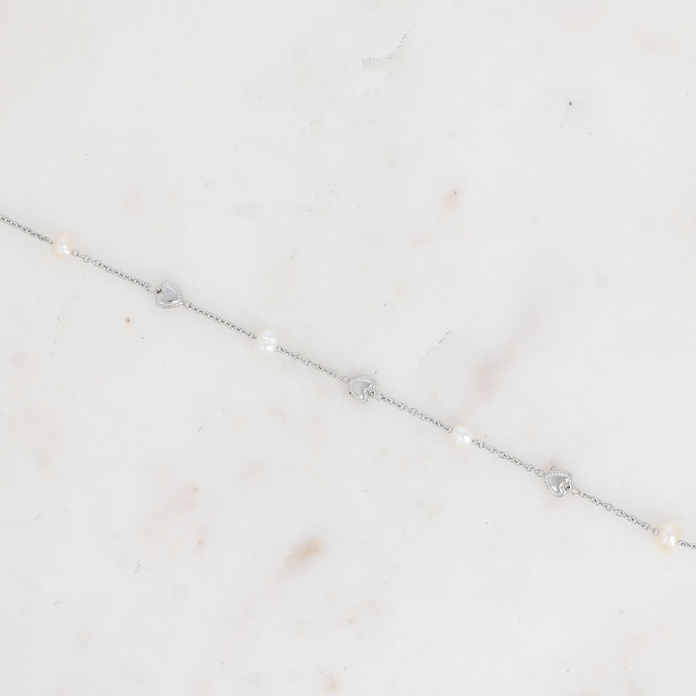 Bracelet Coeura - Argenté/blanc