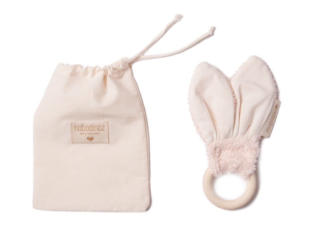 Anneau de dentition bunny - rose