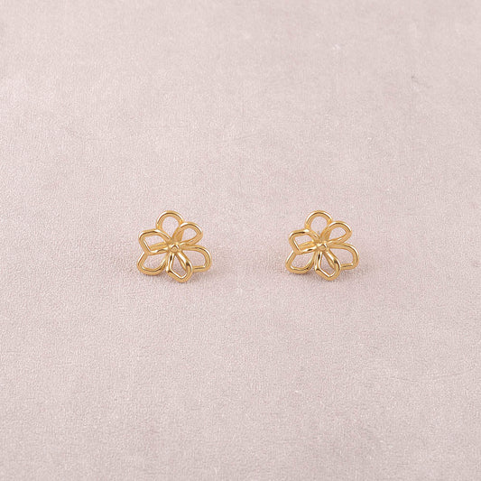 Boucles puces Flore - Doré