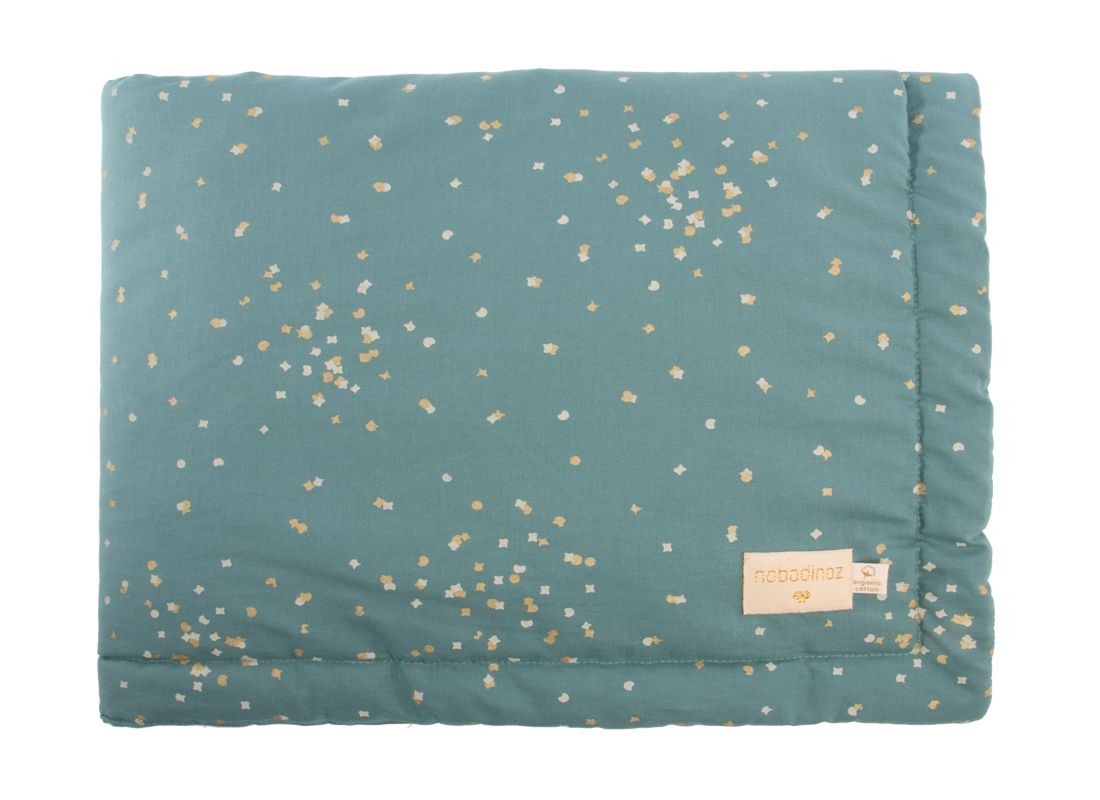 Couverture gold confettis/magic green Mini