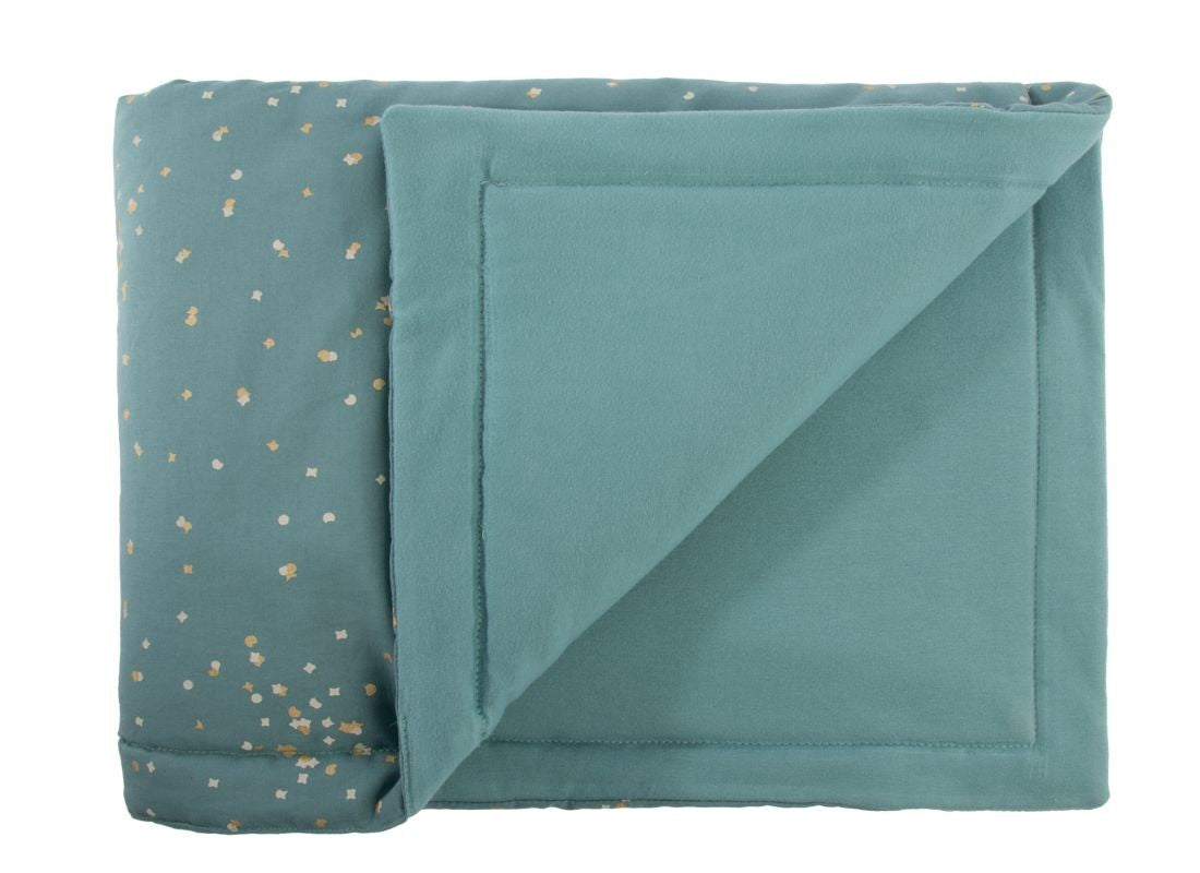 Couverture gold confettis/magic green Mini