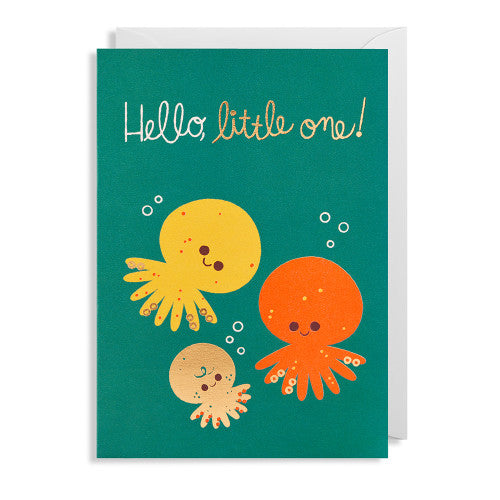 Carte - Hello little one octopus - Lydia Nichols