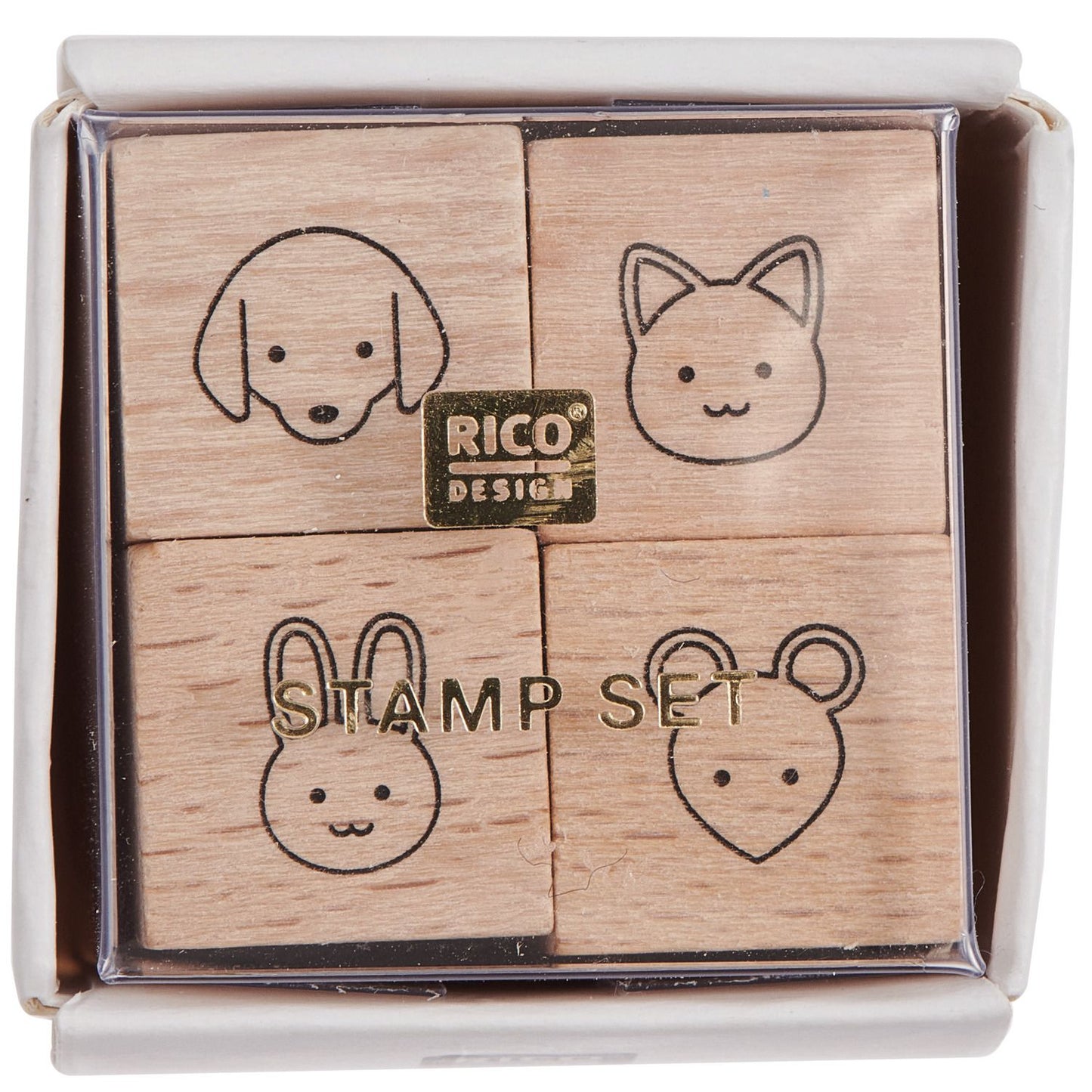 Kit de 4 mini tampons - Animaux — Rico design , Lyon