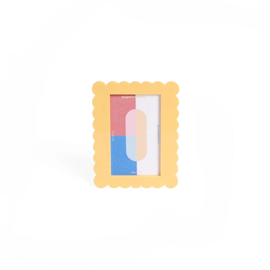 Mini cadre photo - Vagues beige