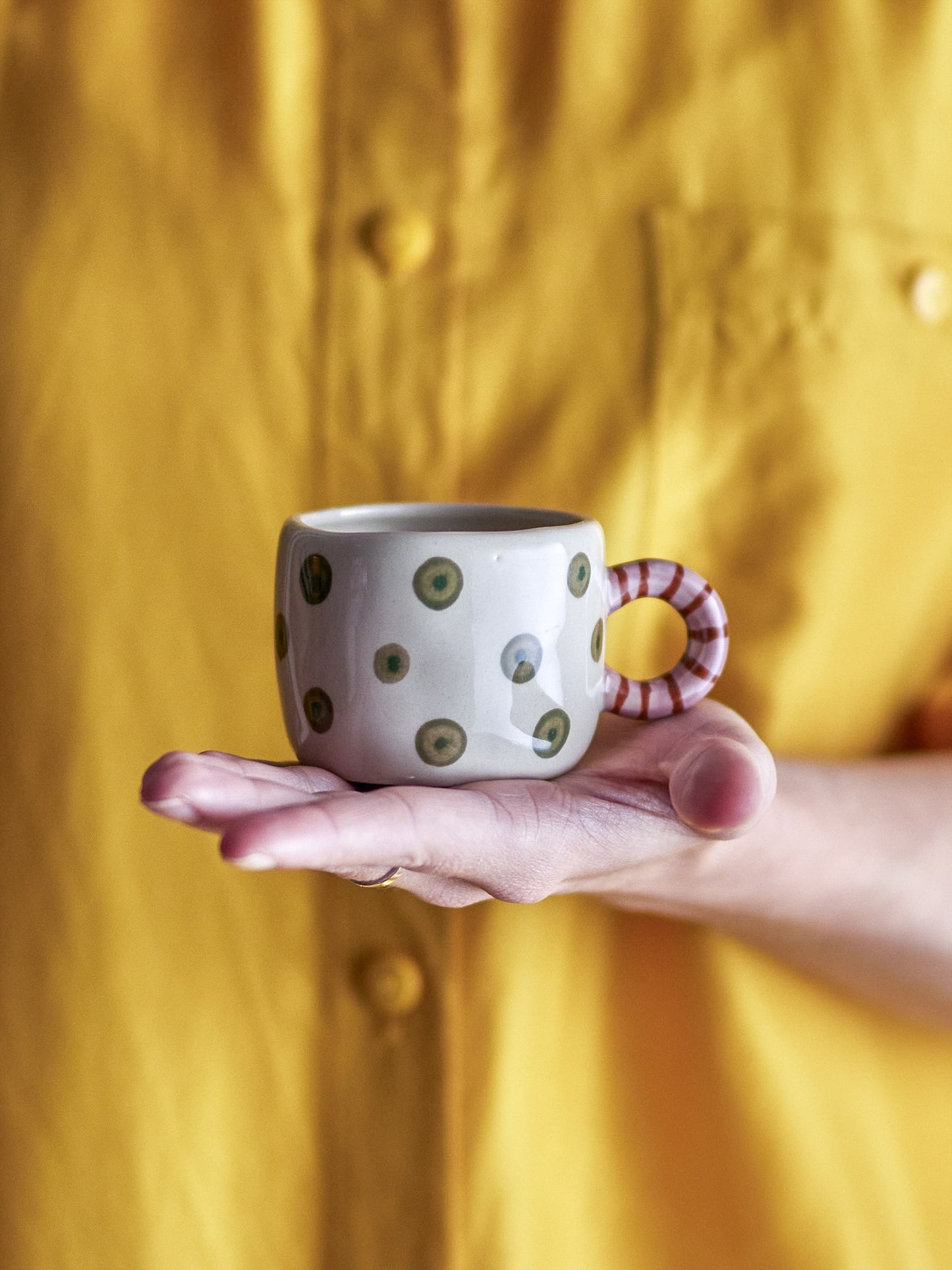 Tasse Nini - Pois verts