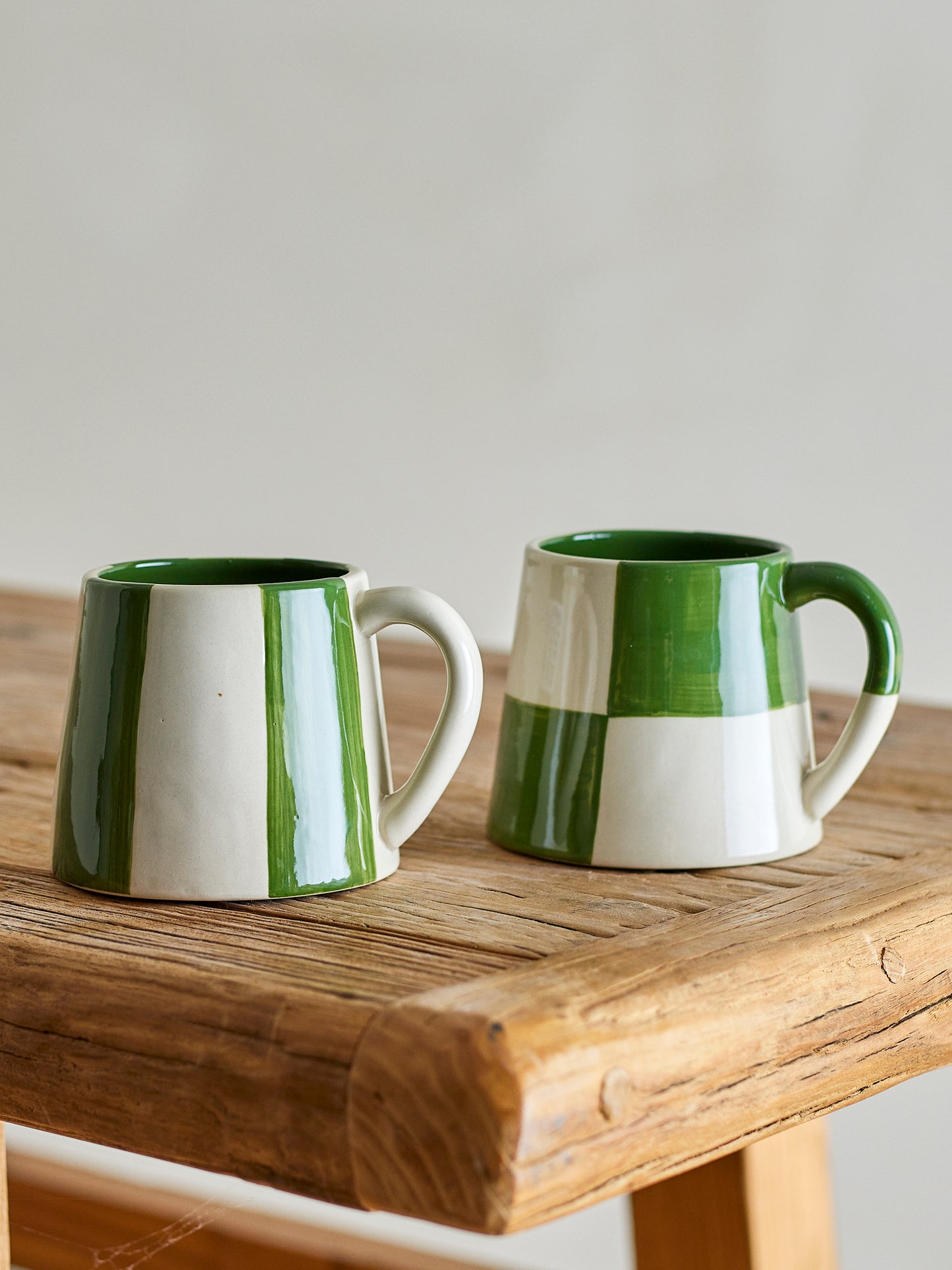 Mug Floki vert - carreaux