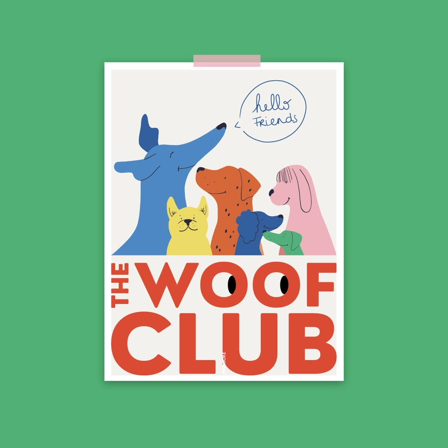Affiche A3 - Woof club