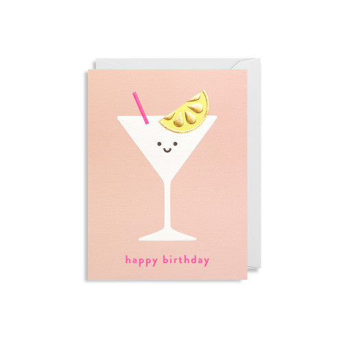 Mini carte - Happy birthday cocktail - Lagom cozy — Lagom Design , Lyon