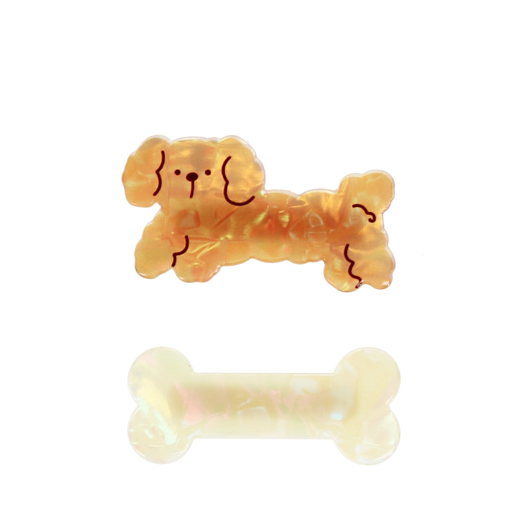 Barrettes Chien et os