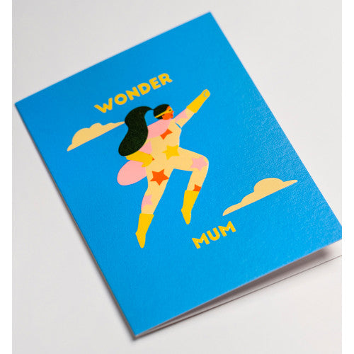 Mini carte - Wonder mum - Naomi Wilkinson — Lagom Design , Lyon