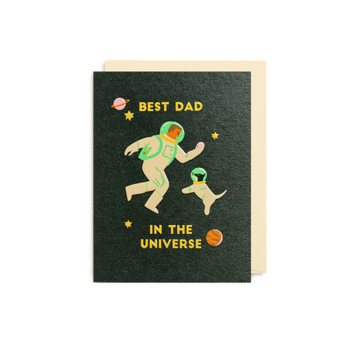 Mini carte - Best dad in the universe - Naomi Wilkinson — Lagom Design , Lyon