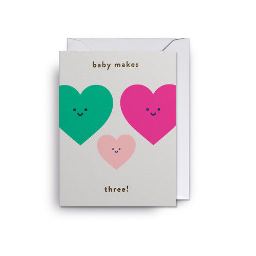 Mini carte - Baby makes three - Lagom cozy — Lagom Design , Lyon