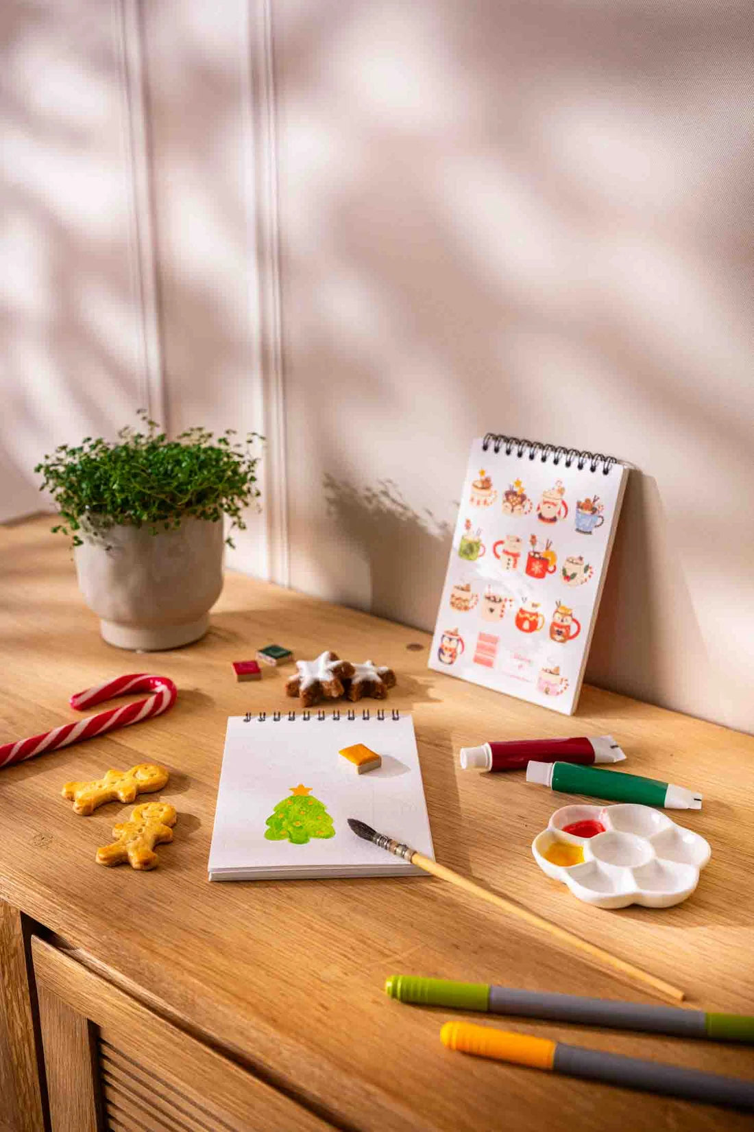 Carnet de coloriage A6 - Noël gourmand