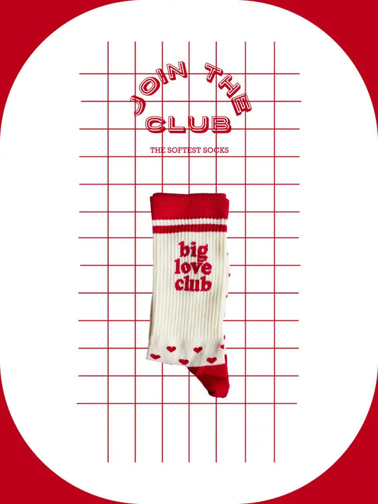 Chaussettes - Big Love Club rouge - Taille 37/41