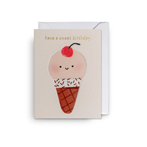 Carte - Sweet birthday - Elena Comte — Lagom Design , Lyon