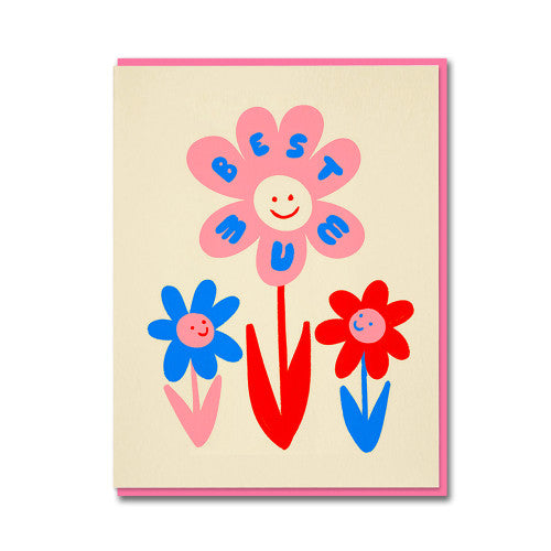 Carte - Flower mum - Emma Cooter — 1973 , Lyon